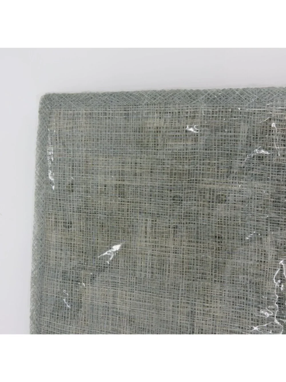 NEW Mackenzie-Childs Set of 4 Grey Sinamay Placemats Woven Abaca Fibers NWT